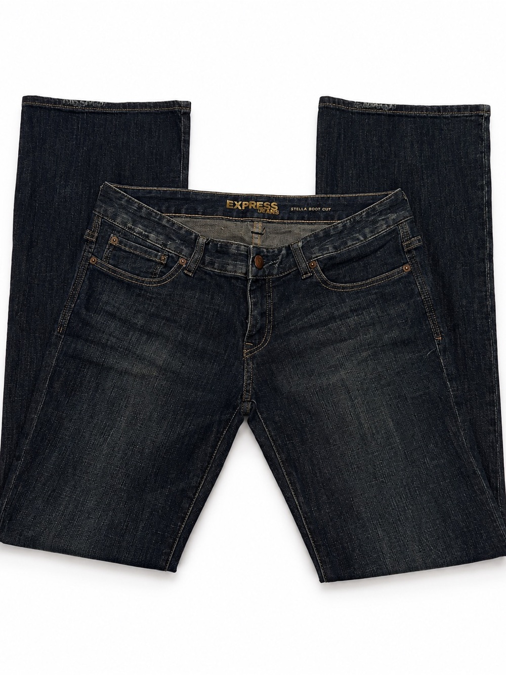 Express Stella Boot Cut Dark Wash Jeans Women’s Size 10 Regular
